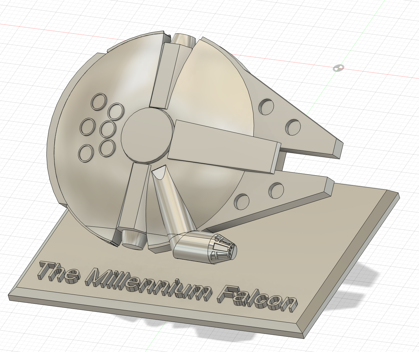Millennium Falcon in Fusion 360